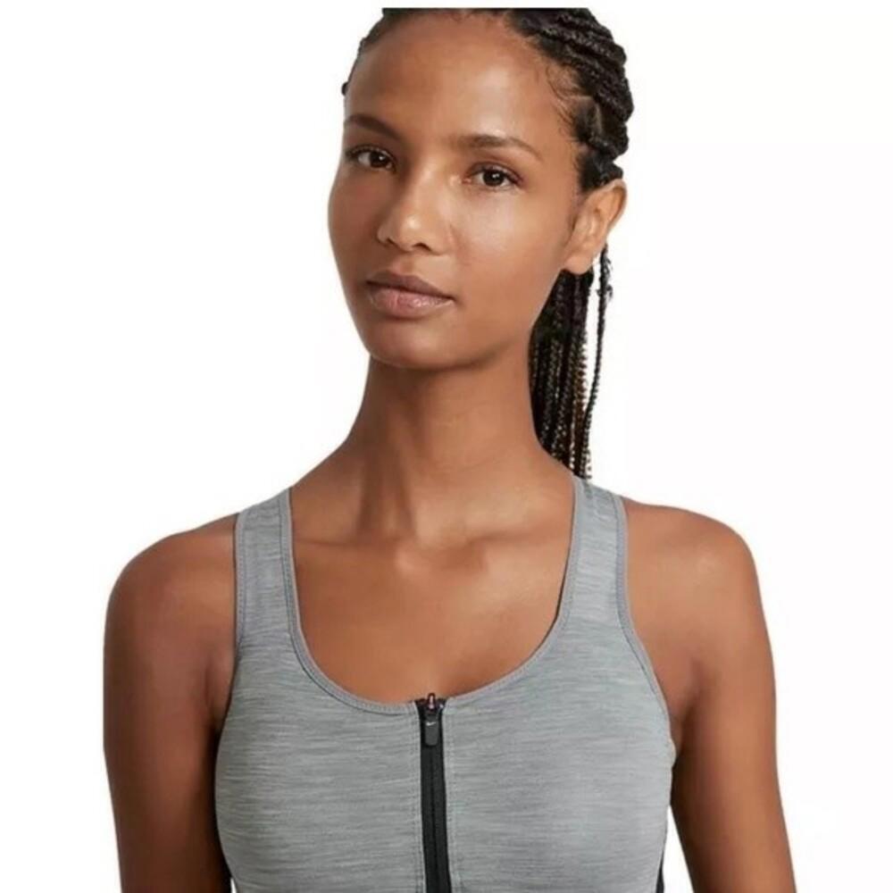 Nike Women's Dri-FIT Shape High-Support Padded Front-Zip Sports Bra